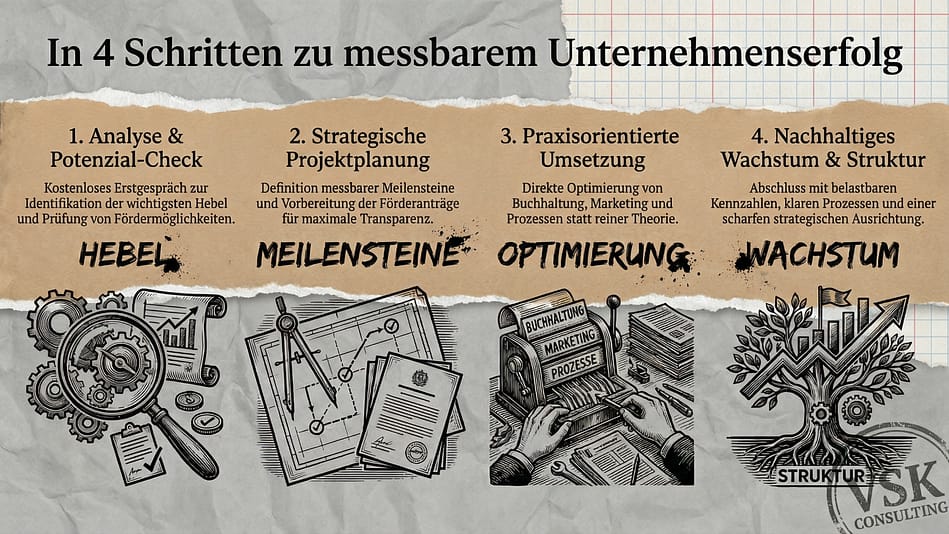 VSK Consulting Schaubild zum Ablauf der Beratung